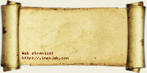 Nevena Adamović vizit kartica